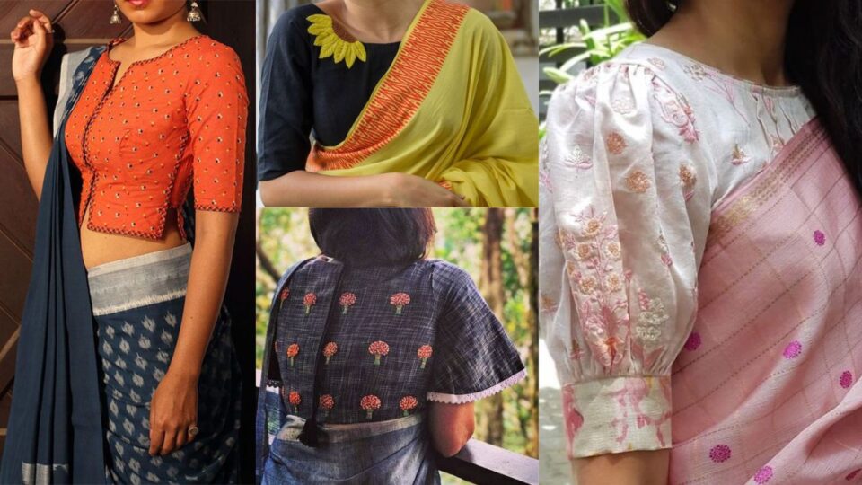 Cotton Saree Blouse Designs - Latest Blouse Designs | Facebook-cokhiquangminh.vn