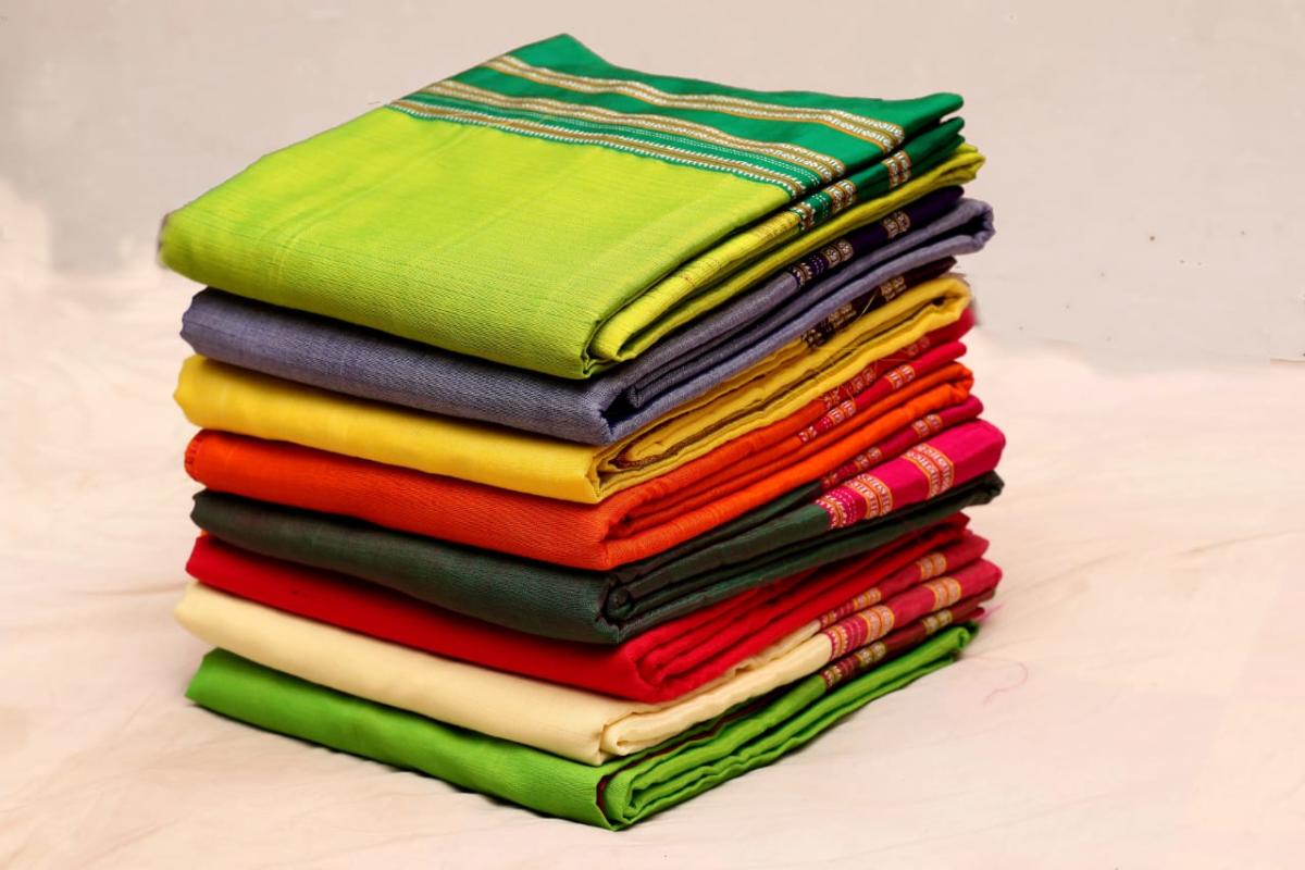 Store properly folded sarees